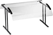 Cal Mil Black Double Face Table Mount Buffet Guard, 37.25 x 27.25 x 21.5 inch - 1 Each.