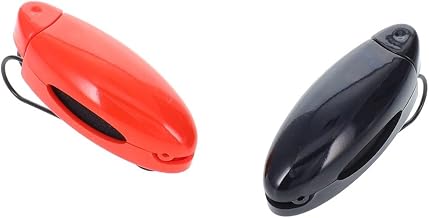 RoadPro Eyeglasses Clip 2-Pack RP43353 Sun Visor Glasses Clip Holder Padded Auto Sunglasses Holder Eyeglass Mount for Truck Car Vehicle Red Black
