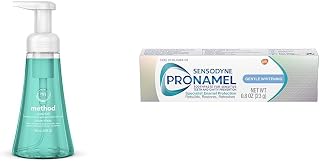 Method Foaming Hand Soap, Waterfall Scent, 10 Fl Oz and Sensodyne Pronamel Travel Toothpaste, 0.8 Ounce