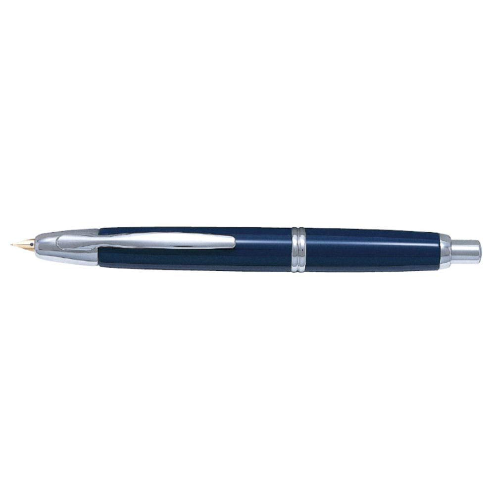 "Capless (special alloy nib) / Dark Blue" [nib: Fine] by PILOT – 1 Count (Pack of 1), Body : brass, Dark Blue, Model FCN1MRDLF