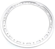 Weld Racing Bead Lock Ring, Slotted, Aluminum, Polished, 15 in Wheels, Each