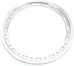 Weld Racing Bead Lock Ring, Slotted, Aluminum, Polished, 15 in Wheels, Each