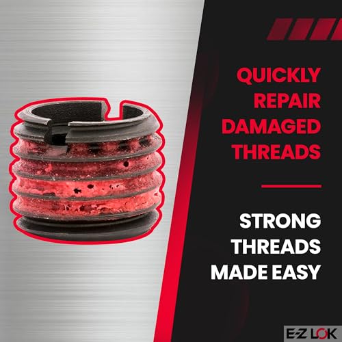 E-Z LOK 49/64" / 5 / Red Thread Locking Inserts