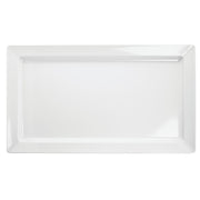 Platter Rectangular White Melamine - 28" L x 16" W x 2 1/4 H by HUBERT – Large, Melamine, White, Model H0018-WHITE