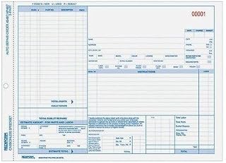 RED4P487 - Rediform Auto Repair Order Form by Rediform