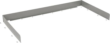 Side and Back Rail Kit, 60Wx36Dx3 H, Gray SB-3660