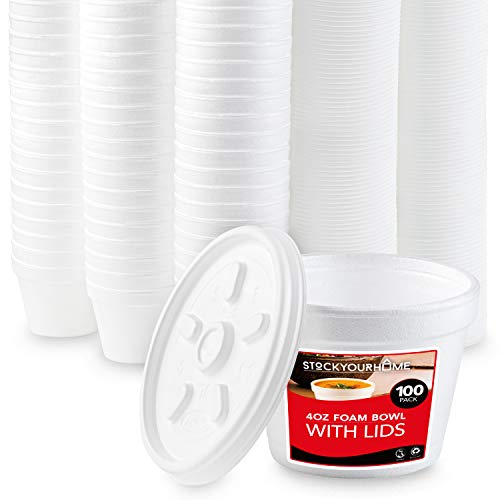 Stock Your Home 8 Oz - 50 Count / White / Compact Bowls