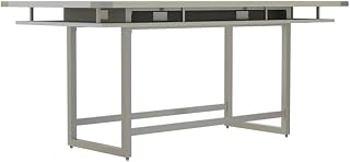 Safco Mirella Conference Table Standing Height - 8' White Ash