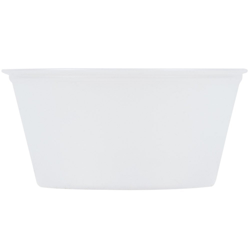 250ct - 2.5oz Polystyrene Portion Cups - 1Sleeve by Fabri-Kal – 2.5oz, Polystyrene (PS), Clear, Pack of 250, Model 20007