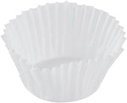 Hoffmaster 610079 Fluted Bake Cup, 3/4-Ounce Capacity, 3" Diameter x 7/8" Height, White (40 Packs of 500)