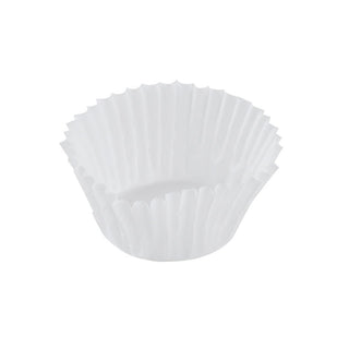 53-30000 3 inch Fluted-Bakery Fluted Bake Cup - Bottom Width 1-1/4 inch x Wall Height 7/8 inch by Hoffmaster – Paper, White, Model 610079