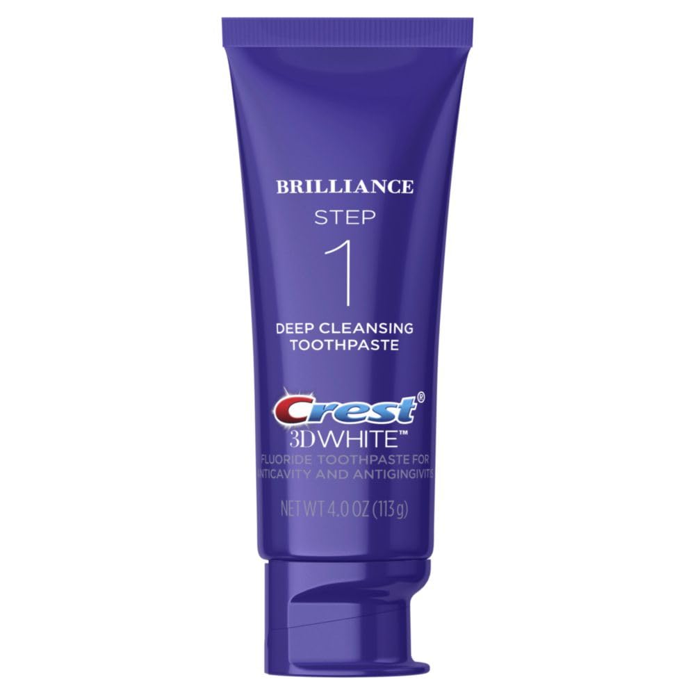Crest Brilliance Daily / 6.3 Ounce (Pack of 4) / 1 Toothpaste
