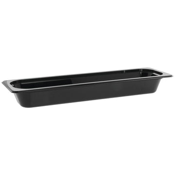 Gastronormbak 2/4 GN- 65 mm 22LPHP-110 Black by Cambro – 3000.0 milliliters, Glass, Black, Model 0099511328703