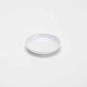 American Metalcraft MELR5 Shallow Round Melamine Bowl, White, 8-Ounces