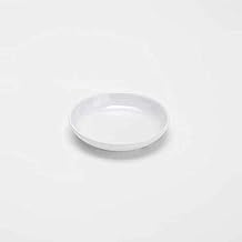 American Metalcraft MELR5 Shallow Round Melamine Bowl, White, 8-Ounces