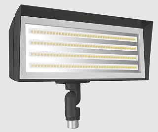 RAB Lighting RAB FFLEDS Field Adjustable CCT 4000K/5000K, Field Adjustable Wattage 18W/26W/39W, Bronze