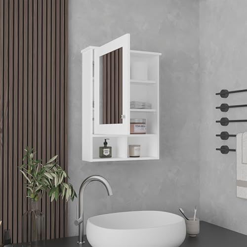 Tuhome White / Modern / 1 Medicine Cabinets