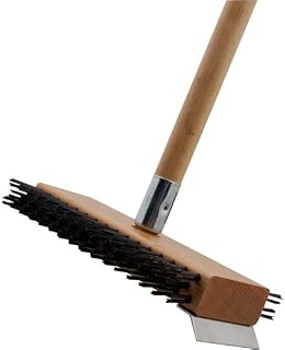 Bakers Pride Broiler/Grill Brush with Scraper Steel Bristles T5014V