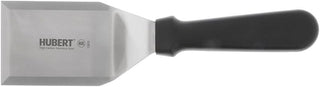 HUBERT Hamburger Turner Stainless Steel with Black Polypropylene Handle - 4 1/4"L Blade