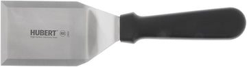HUBERT Hamburger Turner Stainless Steel with Black Polypropylene Handle - 4 1/4"L Blade