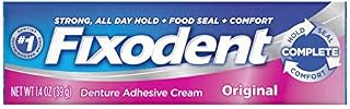 Fixodent Original Denture Adhesive Cream, 1.40 Ounce (Pack of 24)