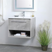 Elegant Decor 24" - Single / Grey / Modern Bathroom Vanities