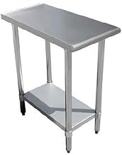 Commercial Stainless Steel Food Prep Work Table 30" x 18" - NSF