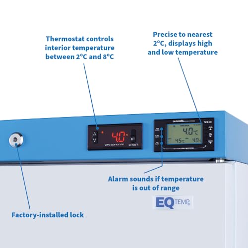 EQTemp Right Hand Door / 1.94 cu. ft. / White Lab Refrigerators