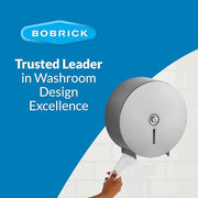 Bobrick Stainless / Single Roll / 4.5"L x 10.5"W x 10.5"H Tissue Holders
