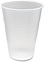 Fabri-Kal FABRK10 10 oz Plastic Ribbed Cold Drink Cups