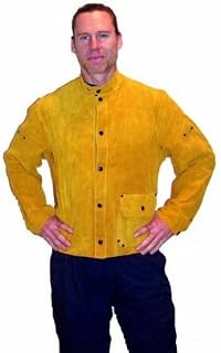 Tillman 3260 26" Brown Premium Side Split Cowhide Welding Jacket, 3X-L
