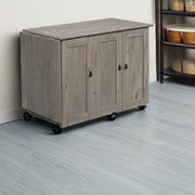 Craft Cart Storage Cabinet by Sauder – L: 40.08" x W: 19.45" x H: 28.5", Engineered Wood, Mystic Oak, Model 426136