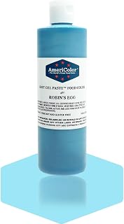 AmeriColor Robins Egg, 13.5 Ounce Bottle, Soft Gel Paste Food Color