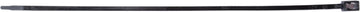 Gardner Bender 46-308UVBSC Nylon Self-Cutting Cable Tie, 8 inch, 50 lb. Tensile, Twist-Off Tail, Zip Tie, 50 Pk., UV Resistant Black