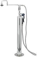 T&S Brass B-0180 Kettle Kaddy 18-Inch Double Joint Nozzle Spray Valve and 104-Inch Hose Single Control