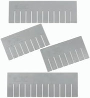 QUANTUM STORAGE SYSTEMS DS91035 Short Divider for Dividable Grid Container DG91035, Gray, 6-Pack
