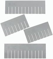 QUANTUM STORAGE SYSTEMS DS93030 Short Divider for Dividable Grid Container DG93030, Gray, 6-Pack