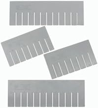 QUANTUM STORAGE SYSTEMS DS93030 Short Divider for Dividable Grid Container DG93030, Gray, 6-Pack