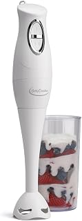 Betty Crocker Hand Blender with Beaker, White, BC-1303CK