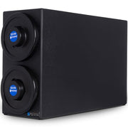 San Jamar 2 Tiers / Black / Black Trim Rings Cup Carriers