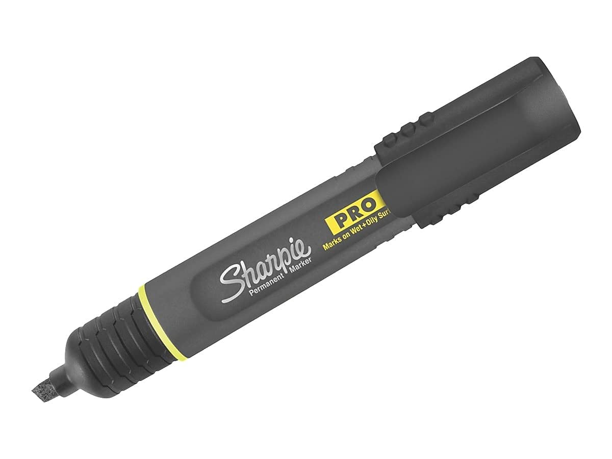 Pro Permanent Markers by Sharpie – 1 Count (Pack of 12), Plastic, Black, Pack of 12, Model 2018326A
