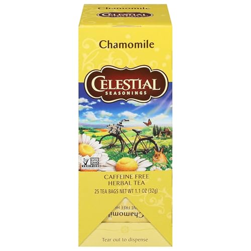 Celestial Seasonings Chamomile / 25 Count (Pack of 1) / 1 Black