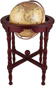 TOMYEUS Globes Retro Globe Floor Ornaments Home Room Decoration Relocation Business Gifts School Celebration Geographic Globes (Size : 62cm)