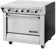 Garland MST46S-E Master Series Heavy Duty 34" Gas Range with (2) 17" Even Heat Hot Tops, (1) Storage Base & Electric Ignition