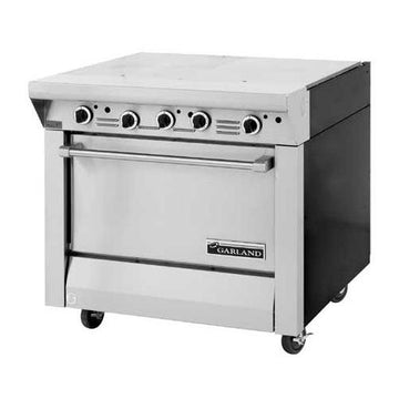 Master Series Heavy Duty 34" Gas Range with (2) 17" Even Heat Hot Tops by Garland – Model MST46S-E