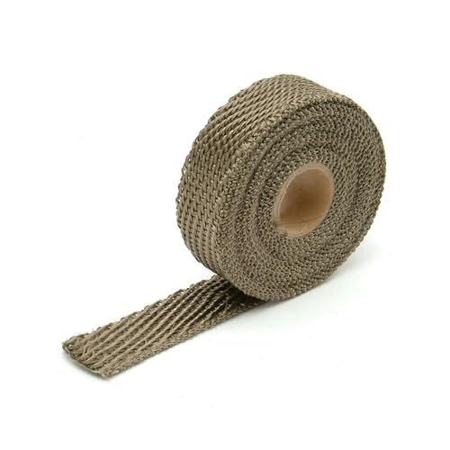 Design Engineering 1" x 15' / Titanium / 1 Heat Wrap, Matting & Sleeving