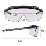 Ergodyne Clear Lens / One Size / Clear Lens Matte Black Frame Safety Glasses