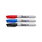 Sharpie 3 Count (Pack of 5) / Assorted Colors / 3-Count Permanent Markers