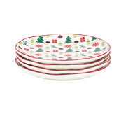 10 Strawberry Street Retro Bauble White / 6" / Retro Appetizer Plates