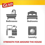 Glad 52 Count (Pack of 1) / White / 4.0 gallons Trash Bags